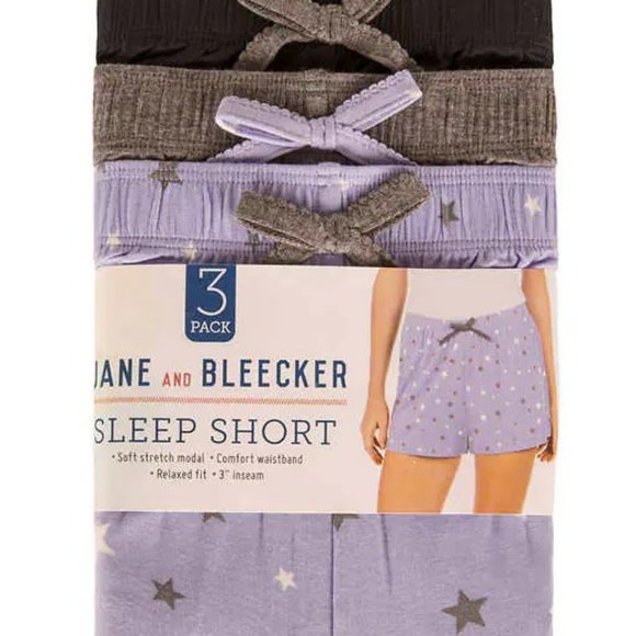 Jane and Bleecker Shorts Jane And Bleecker Ladies Sleep Short 3pack